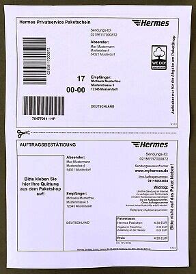 hermes versandlabel|hermes paket deutschland.